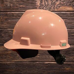 HARD HAT PINK MSA V-GARD CAP STYLE SWING SUSPENSIONS